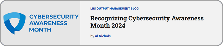 Recognizing Cybersecurity Awareness Month 2024